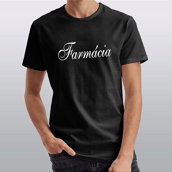Camisa Malha Algodão Penteado Curso Farmácia Formandos