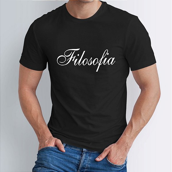 Camiseta Curso Formandos Filosofia Malha Algodão Penteado