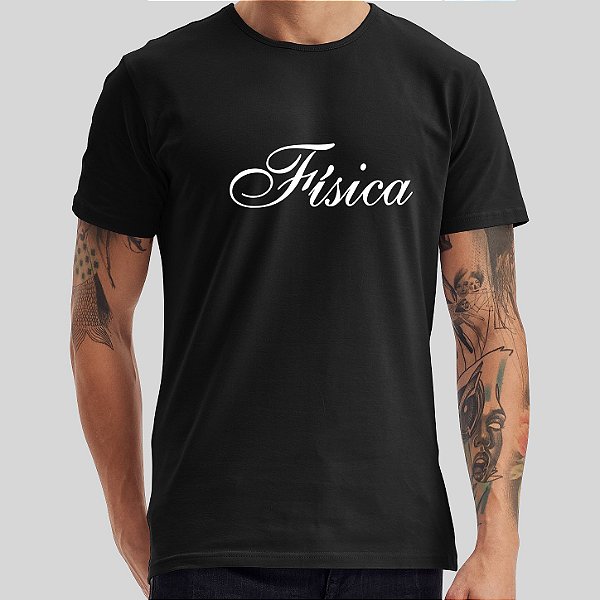 Camiseta Formandos Curso Física Malha Algodão Penteado