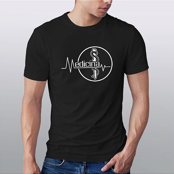 Camiseta Formandos Medicina Malha Algodão Penteado