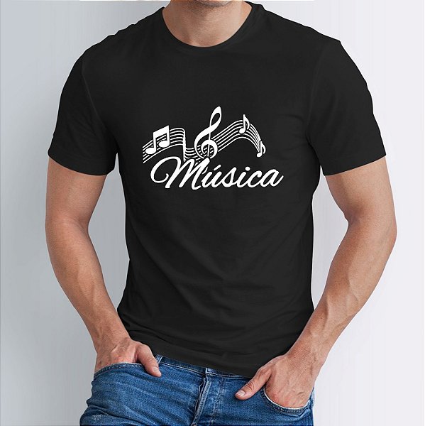 Camiseta Música Malha Algodão Penteado Formandos