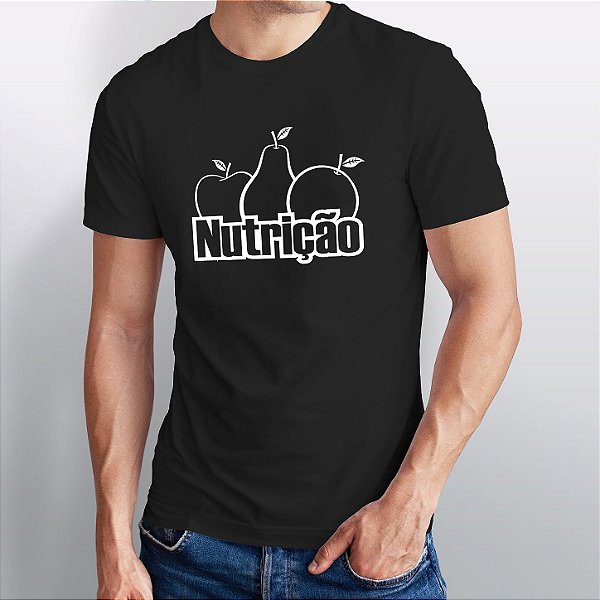 Camiseta Formandos Nutrição Em Malha Algodão Penteado