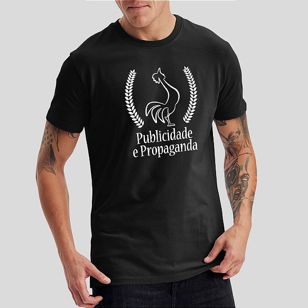 Camiseta Publicidade E Propaganda Malha Algodão Penteado
