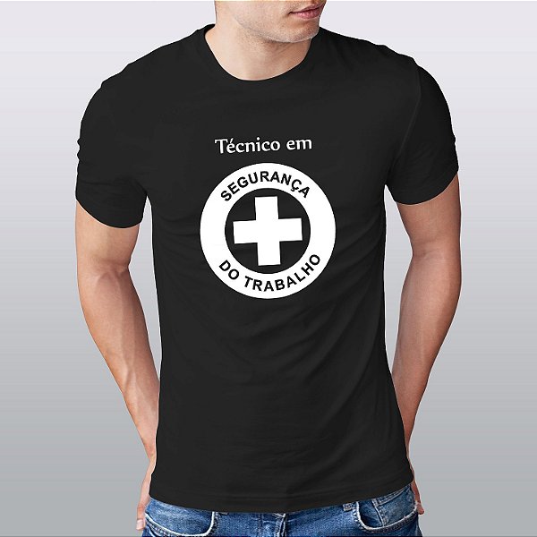 Camiseta Téc. Em Segurança Do Trabalho Algodão Penteado