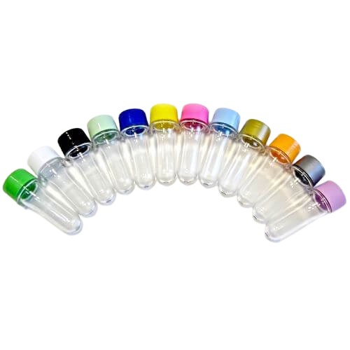 TUBETE 13 CM TAMPA PLÁSTICA -  CORES