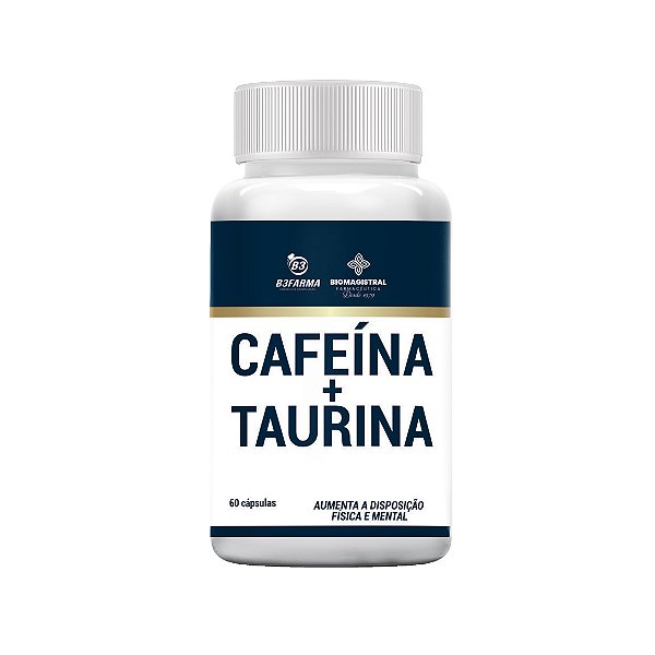 Cafeína + Taurina 60 Cápsulas