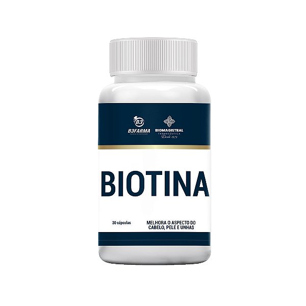 Biotina 5mg Melhora da Pele 60 Cápsulas