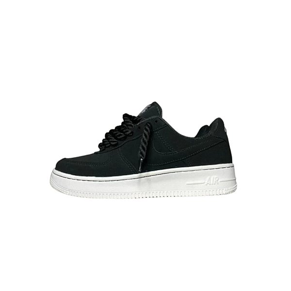 Air Force  1 Cadarço Corda Preto