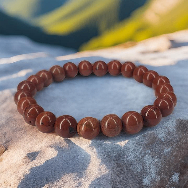 Pulseira Jaspe Vermelho
