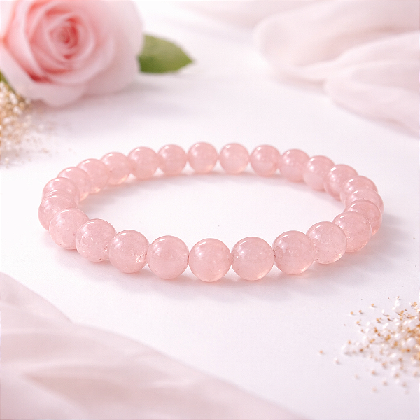 Pulseira Quartzo Rosa