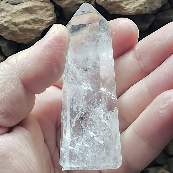 Ponta Cristal transparente 47