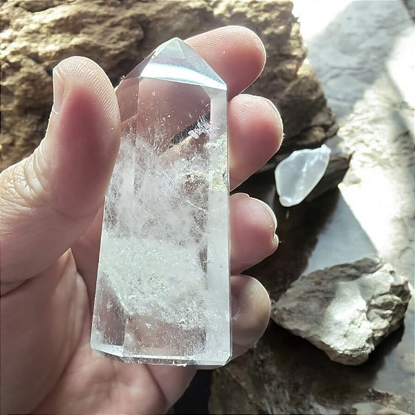 Ponta Cristal transparente 50