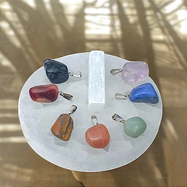 Conjunto 7 Chakras - 8 pingentes