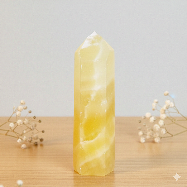 Ponta Calcita Amarela
