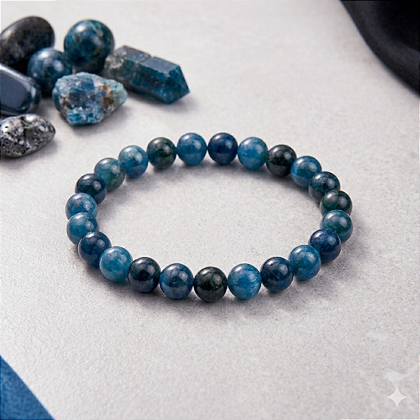 Pulseira Apatita Azul