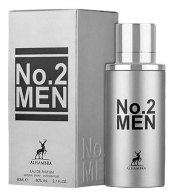No2 Men Maison Alhambra Eau de Parfum 100 ml Perfume Árabe Masculino