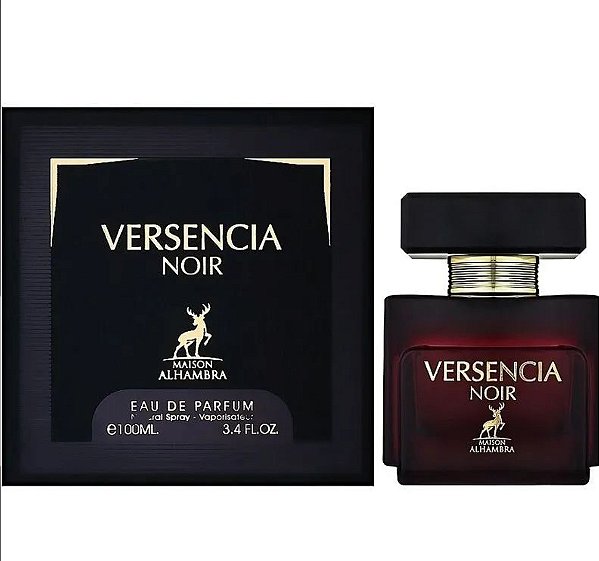 Versencia Noir Maison Alhambra Eau de Parfum 100 ml Perfume Árabe Feminino
