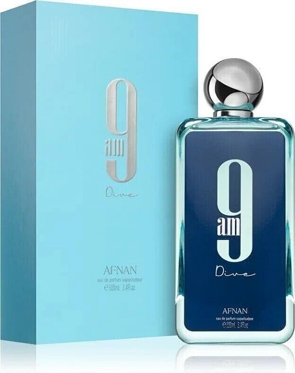 9 AM Dive Afnan  Eau de Parfum 100 ml Perfume Árabe Masculino