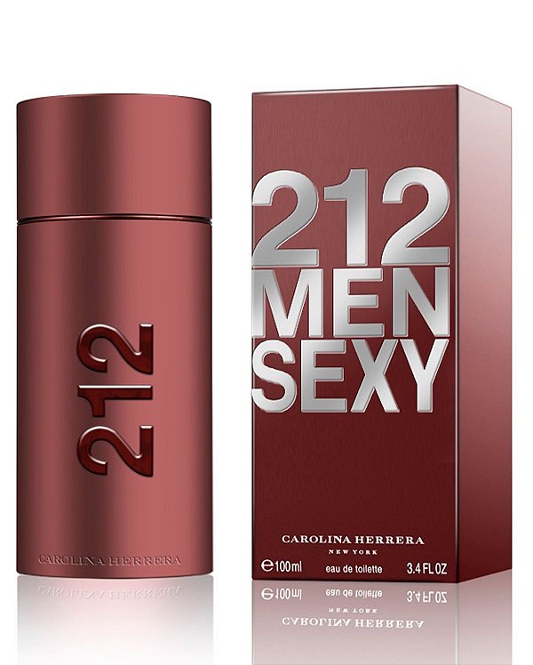 212 Men Sexy Carolina Herrera Eau de Toilette 100 ml Perfume Masculino