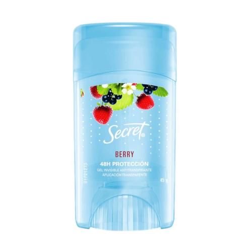 Desodorante Antitranspirante em Gel Secret Frutas Vermelhas 45g