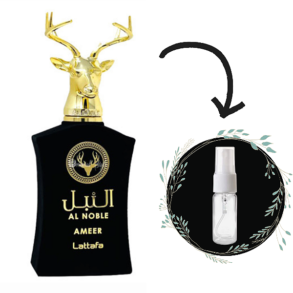 Decante Al Noble Ameer Eau de Parfum Árabe Masculino