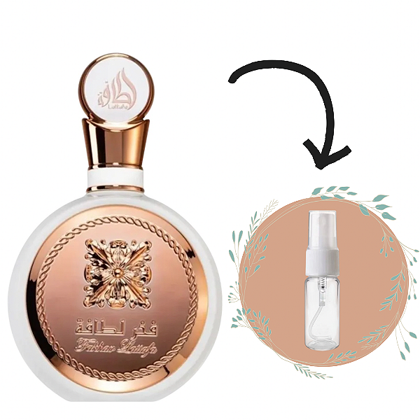 Decante Fakhar Rose Lataffa Eau de Parfum Árabe Feminino