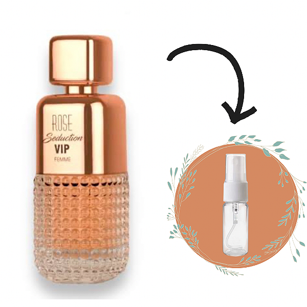 Decante Rose Seduction Vip Pour Femme Eau de Parfum Árabe Feminino