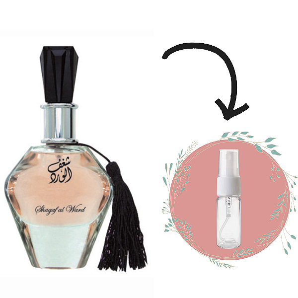Decante Shagaf Al Ward Eau de Parfum Árabe Feminino