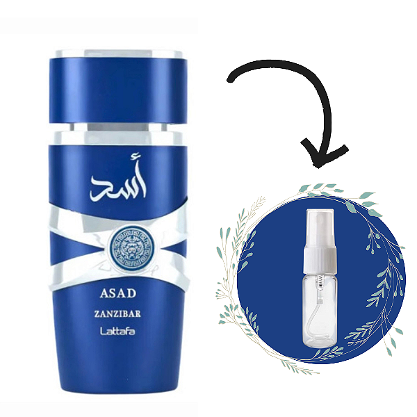Decante Asad Zanzibar Eau de Parfum Árabe Masculino
