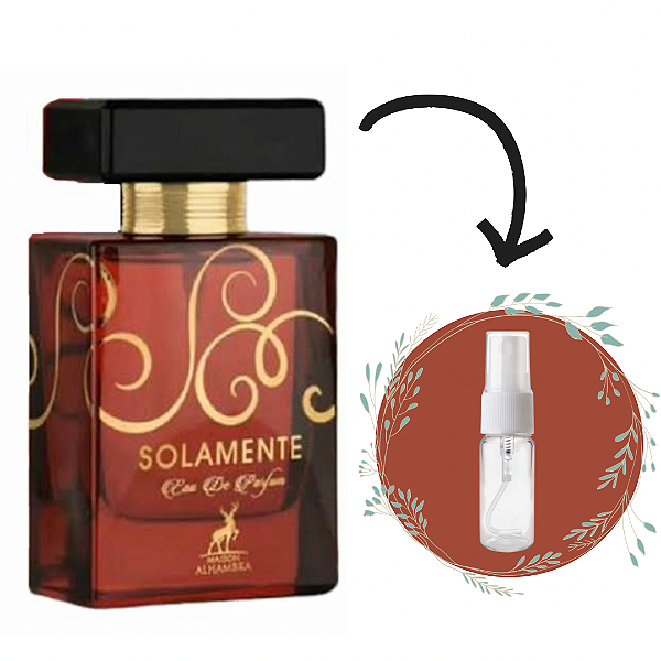 Decante Solamente Eau de Parfum Árabe Feminino