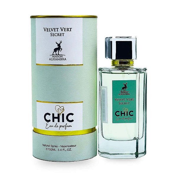 Chic Velvet Vert Secret Maison Alhambra Eau de Parfum 100 ml Perfume Árabe Feminino