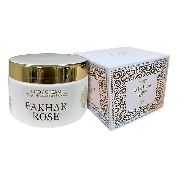 Pasta Hidratante Corporal Concentrado Fakhar Rose Isabelle La Belle 200g
