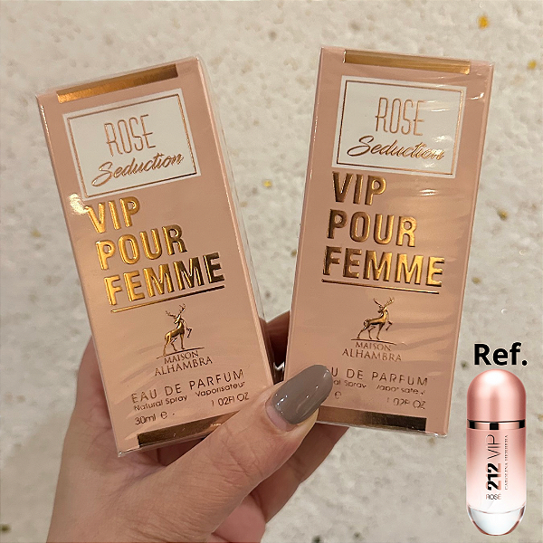 Rose Seduction Maison Alhambra Eau de Parfum 30 ml - Perfume Árabe Feminino