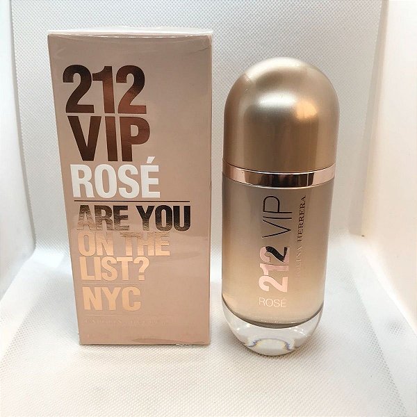 212 Vip Rosé Carolina Herrera Eau de Parfum 80 ml Perfume Feminino
