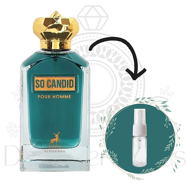 Decante So Candid Pour Homme Maison Alhambra Perfume Árabe Masculino