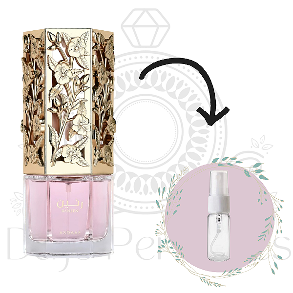 Decante Raneen Asdaaf Eau de Parfum Perfume Árabe Feminino