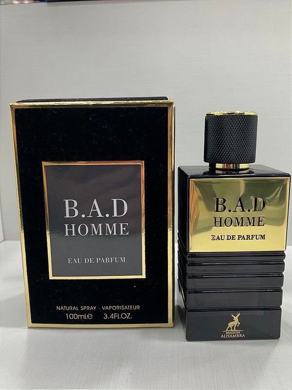 Bad Homme Maison Alhambra Eau de Parfum 100 ml Perfume Árabe Masculino