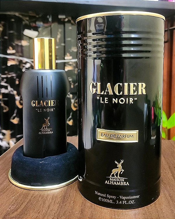 Glacier Le Noir Maison Alhambra Eau de Parfum Perfume Árabe Masculino