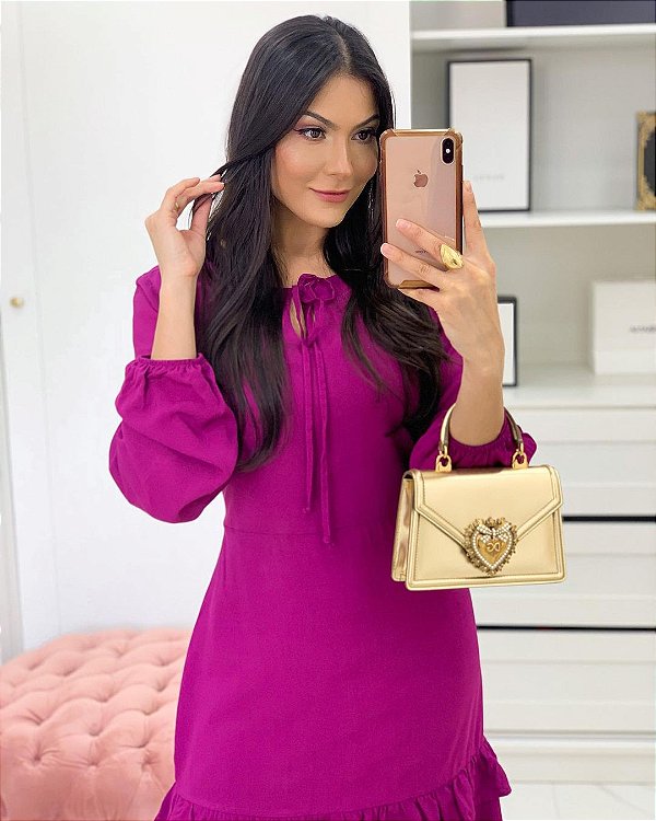 VESTIDO FUCCIA