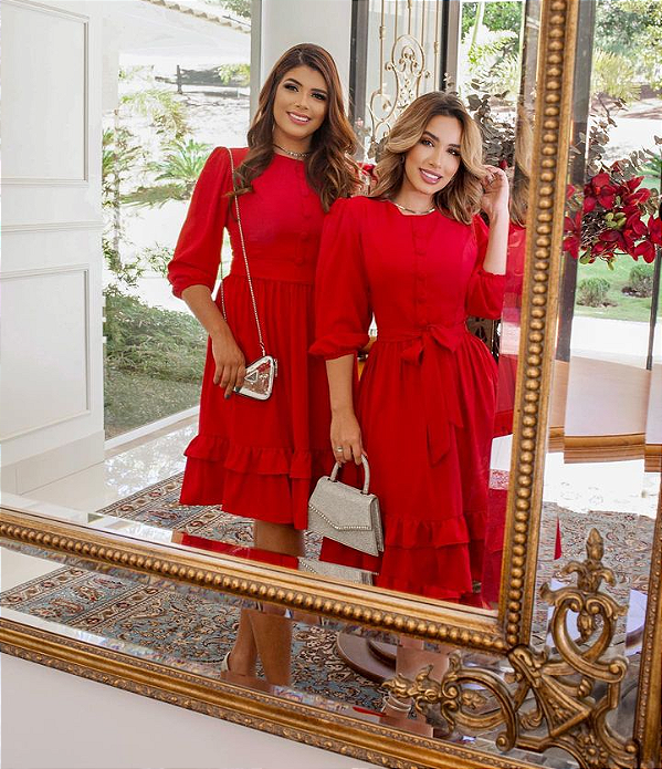 VESTIDO LUNA VERMELHO