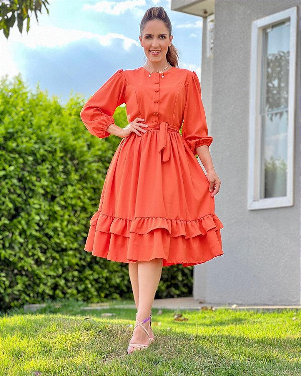 VESTIDO LUNA LARANJA
