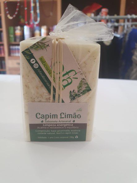 Sabonete Artesanal 90G - Capim Limão