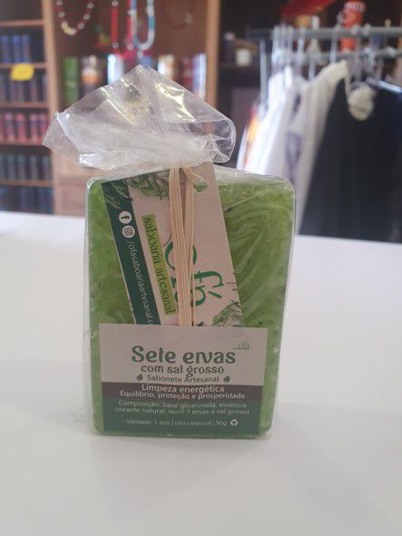 Sabonete Artesanal 90G - 7 Ervas