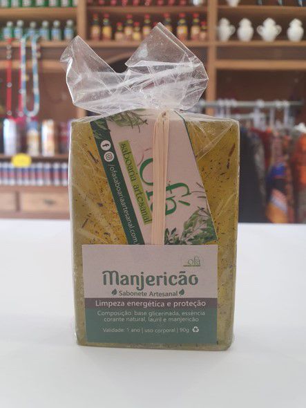Sabonete Artesanal 90G - Manjericão