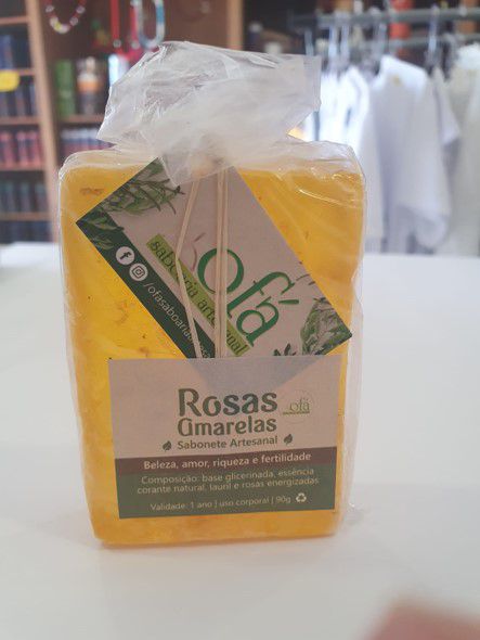 Sabonete Artesanal 90G - Rosas Amarelas
