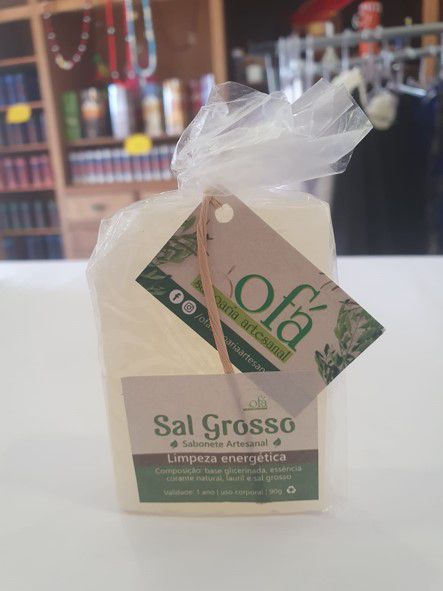 Sabonete Artesanal 90G - Sal Grosso