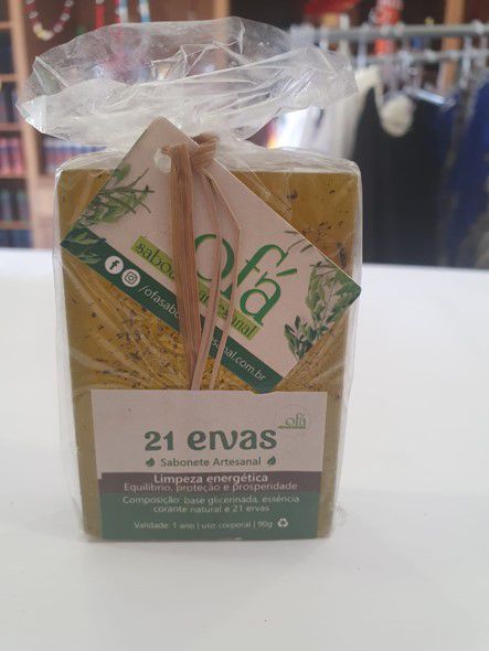 Sabonete Artesanal 90G - 21 Ervas
