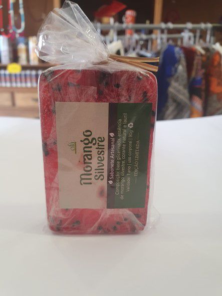 Sabonete Artesanal 90G - Morango Silvestre