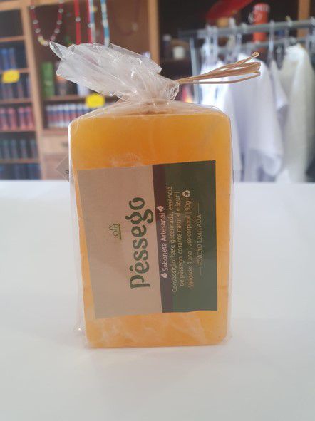 Sabonete Artesanal 90G - Pêssego