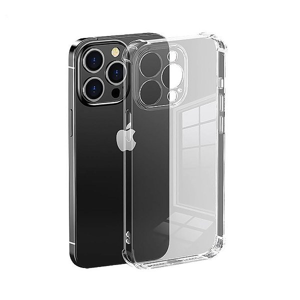 Capinha iPhone 13 Pro Transparente com Proteção na Câmera